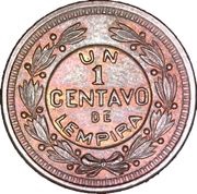 1 Centavo Heavy Type reverse image