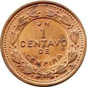 1 Centavo Light Type reverse image