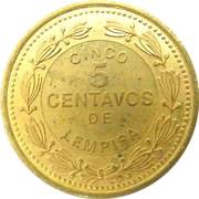 5 Centavos reverse image