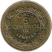 5 Centavos reverse image