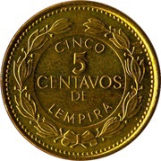 5 Centavos Non-magnetic reverse image