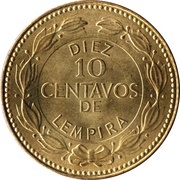 10 Centavos Magnetic reverse image