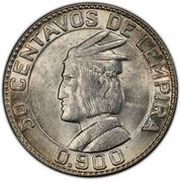 50 Centavos, Honduras, 1931-1951 reverse image
