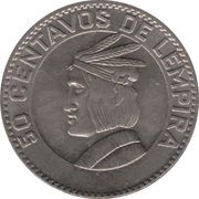 50 Centavos reverse image