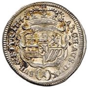 1 Kreuzer - Maria Theresia Graz, Austria, 1744 reverse image
