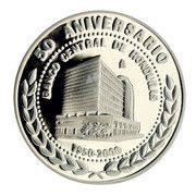 1 Lempira Central Bank, Honduras, 2000 reverse image