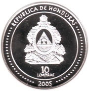 10 Lempiras General Jose Trinidad Cabañas obverse image
