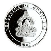 100 Lempiras Discovery of America obverse image