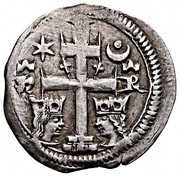 Denier - Henrik Németújvári Bán, as vassal of Béla Crown Prince of Hungary, Hungary, 1267-1270 reverse image