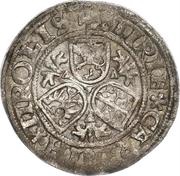 ½ Batzen - Charles V / Ferdinand I, Austria, 1519-1521 reverse image