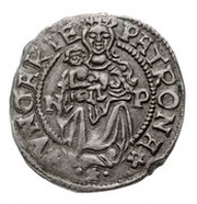 1 Denier - János Zsigmond and Izabella, Hungary, 1556-1558 reverse image