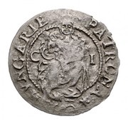 1 Denier - Gábor Báthori, Hungary, 1611-1613 reverse image