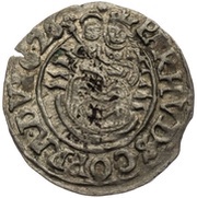 1 Denier - Gábor Bethlen, Hungary, 1626-1627 reverse image