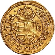 1 Denier - II György Rákóczi obverse image