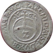 2 Kreuzers - Maximilian II Vienna, Austria, 1569-1575 reverse image