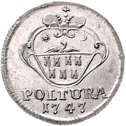 1 Poltura - Maria Theresa, Hungary, 1747 reverse image