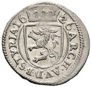 2 Kreuzers - Ferdinand II Graz, Austria, 1624-1627 reverse image