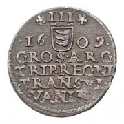 3 Garas - Gábor Báthori, Hungary, 1608-1613 reverse image