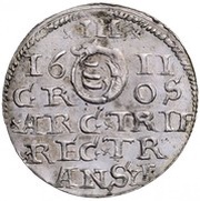 3 Garas - Gábor Báthori, Hungary, 1611 reverse image