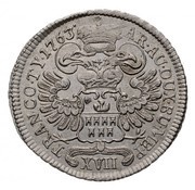 17 Kreuzers - Maria Theresa, Hungary, 1763 reverse image