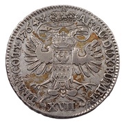 17 Kreuzers - Maria Theresa Gyulafehérvár, Hungary, 1763-1764 reverse image