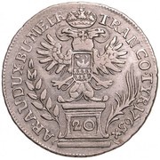 20 Kreuzers - Maria Theresa, Hungary, 1755-1765 reverse image