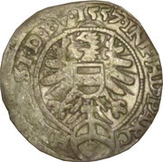 3 Kreuzers - Ferdinand I Vienna, Austria, 1556-1559 reverse image