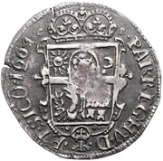 ½ Thaler - Mihály Apafi, Hungary, 1664 reverse image