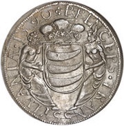 1 Thaler - Zsigmond Báthori, Hungary, 1589-1592 reverse image