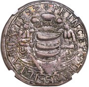 1 Thaler - Zsigmond Báthori, Hungary, 1592 reverse image