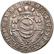 1 Thaler - Zsigmond Báthori, Hungary, 1593-1595 reverse image