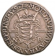 1 Thaler - Zsigmond Báthori, Hungary, 1597-1599 reverse image