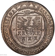 1 Thaler - Gábor Báthori, Hungary, 1609 reverse image
