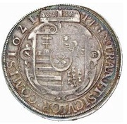 1 Thaler - Gábor Bethlen, Hungary, 1621 reverse image