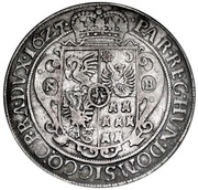 1 Thaler - Gábor Bethlen, Hungary, 1627 reverse image