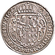 1 Thaler - Gábor Bethlen, Hungary, 1627-1628 reverse image