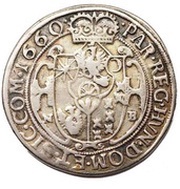 1 Thaler - II György Rákóczi Nagybánya mint reverse image