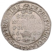 1 Thaler - Ákos Barcsai, Hungary, 1660 reverse image