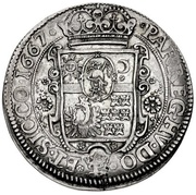 1 Thaler - Mihály Apafi reverse image