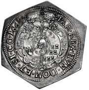 1 Thaler - Mihály Apafi, Hungary, 1668 reverse image
