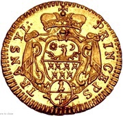¼ Ducat - Charles III, Hungary, 1711-1740 reverse image