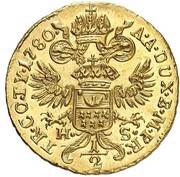 ½ Ducat - Maria Theresa, Hungary, 1770-1780 reverse image