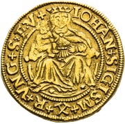 1 Ducat - János Zsigmond and Izabella obverse image