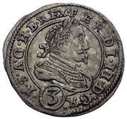 3 Kreuzers - Ferdinand II Graz obverse image