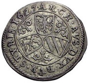 3 Kreuzers - Ferdinand II Graz reverse image
