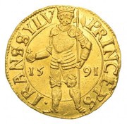 Florin - Zsigmond Báthori, Hungary, 1590-1591 reverse image