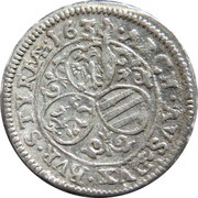 3 Kreuzers - Ferdinand II Graz, Austria, 1629-1637 reverse image
