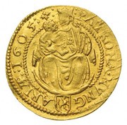 1 Florin - István Bocskai, Hungary, 1605-1607 reverse image