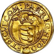 1 Ducat - Gábor Báthori, Hungary, 1608-1613 reverse image