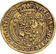 1 Ducat - Gábor Bethlen, Hungary, 1622 reverse image